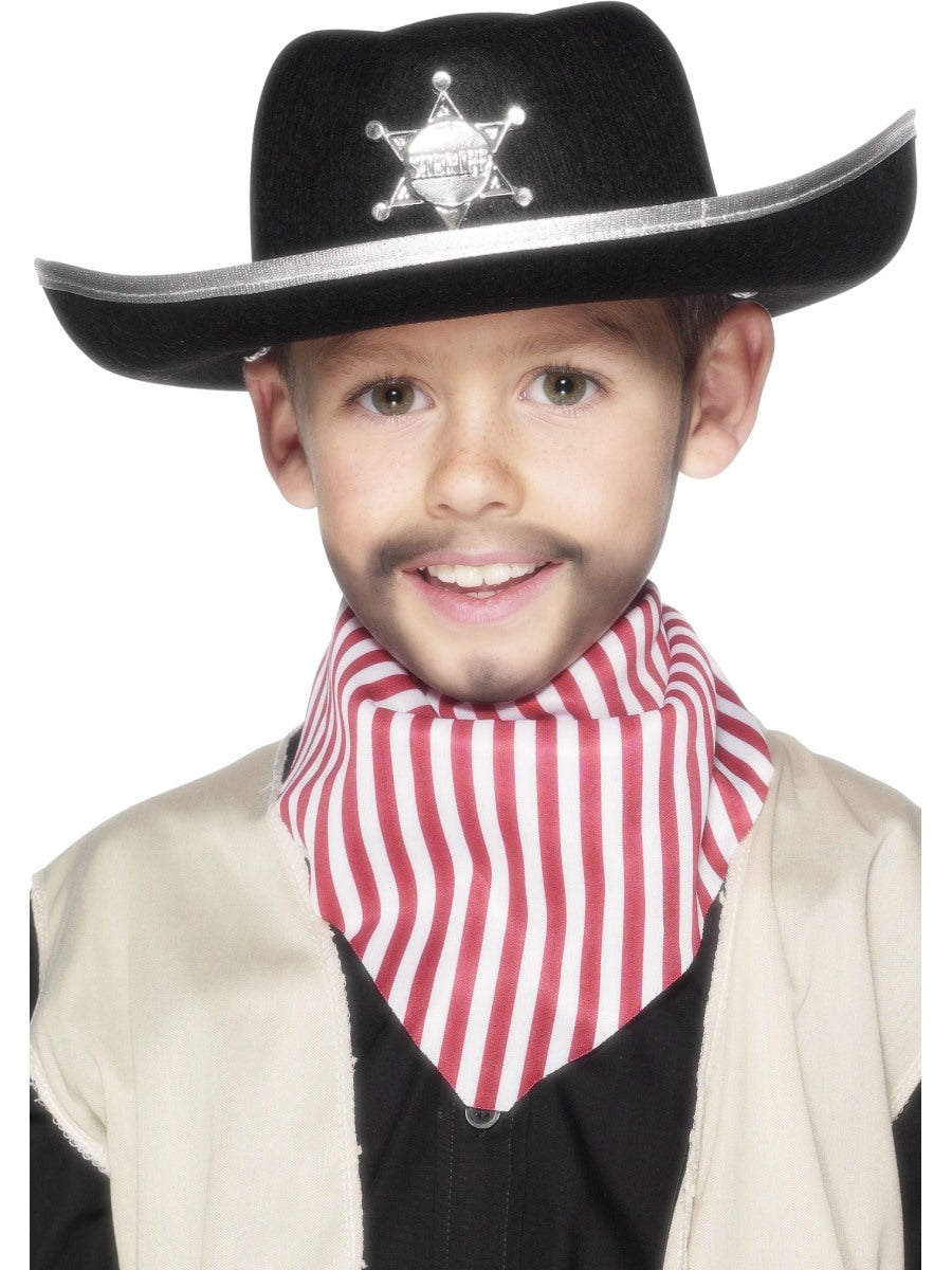 Sheriff Cowboy Hat Boys Fancy Dress Wild West Costume Accessory