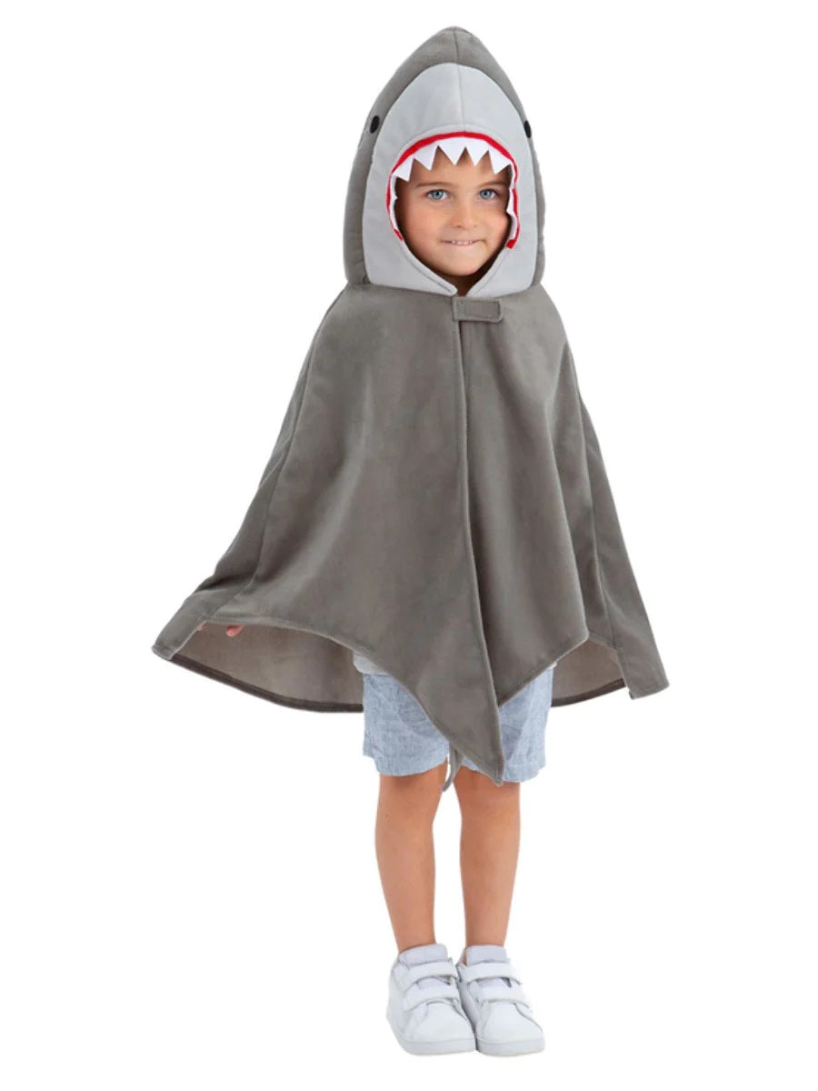 Hooded Animal Cape Kids Zoo Animals Fancy Dress Costume Book Day Boys Girls