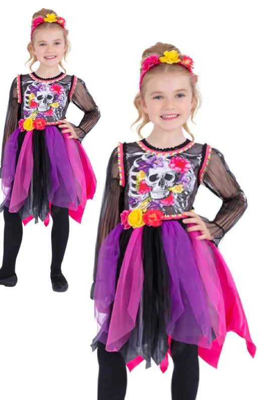 Day of the Dead Pom-Pom Costume