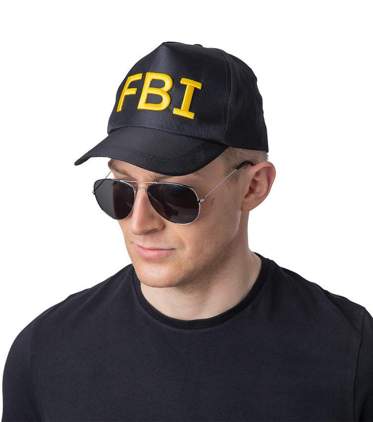 Police Officer Swat Hat FBI Adults Fancy Dress Accessory Mens Ladies New