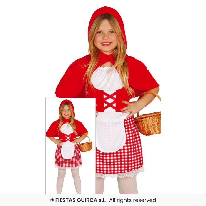 Little Red Riding Hood Girls Fairytale Storybook Book Day Girls Fancy Dress Costume Age 3-12