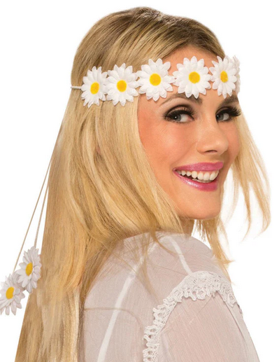 Daisy Headband Ladies Summer Festival Flower Headband Fancy Dress Accessory