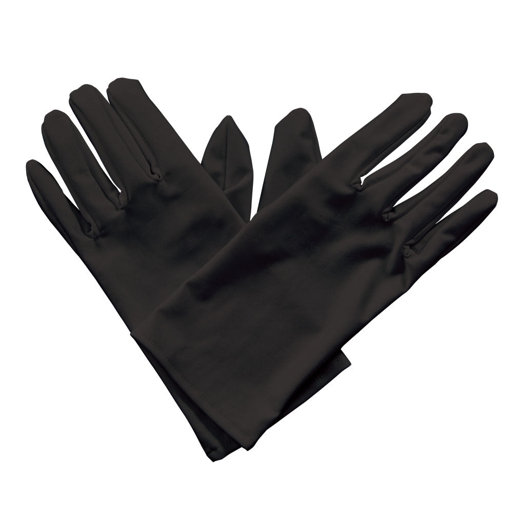 Mens Gloves Black Or White Fancy Dress Gents Male Gloves