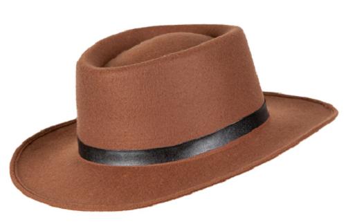 Western Gunslinger Hat Cowboy Fancy Dress Accessory Adults Wild West Cowgirl Hat