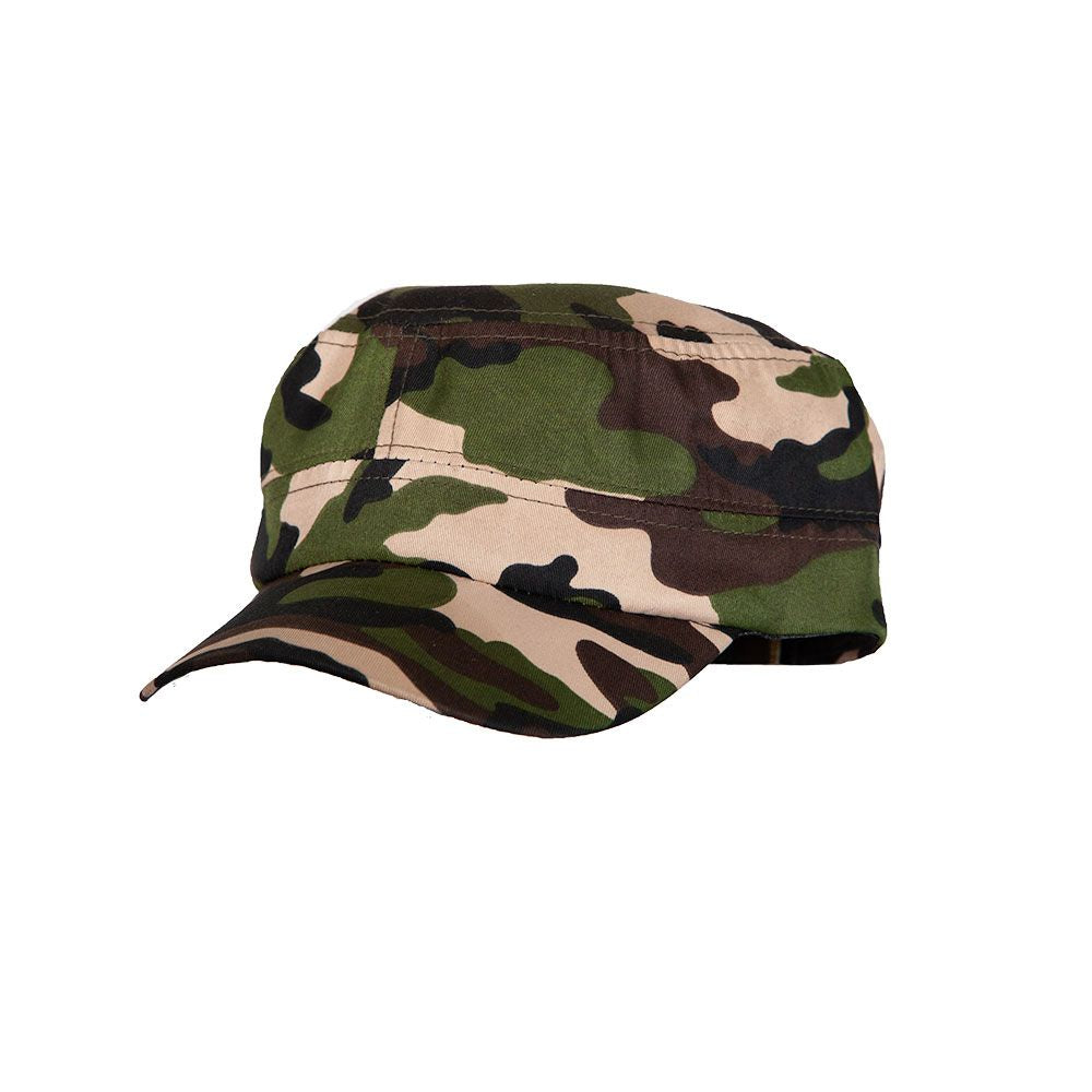 Army Cap Military Adult Fancy Dress Accessory Mens Ladies Soldier New