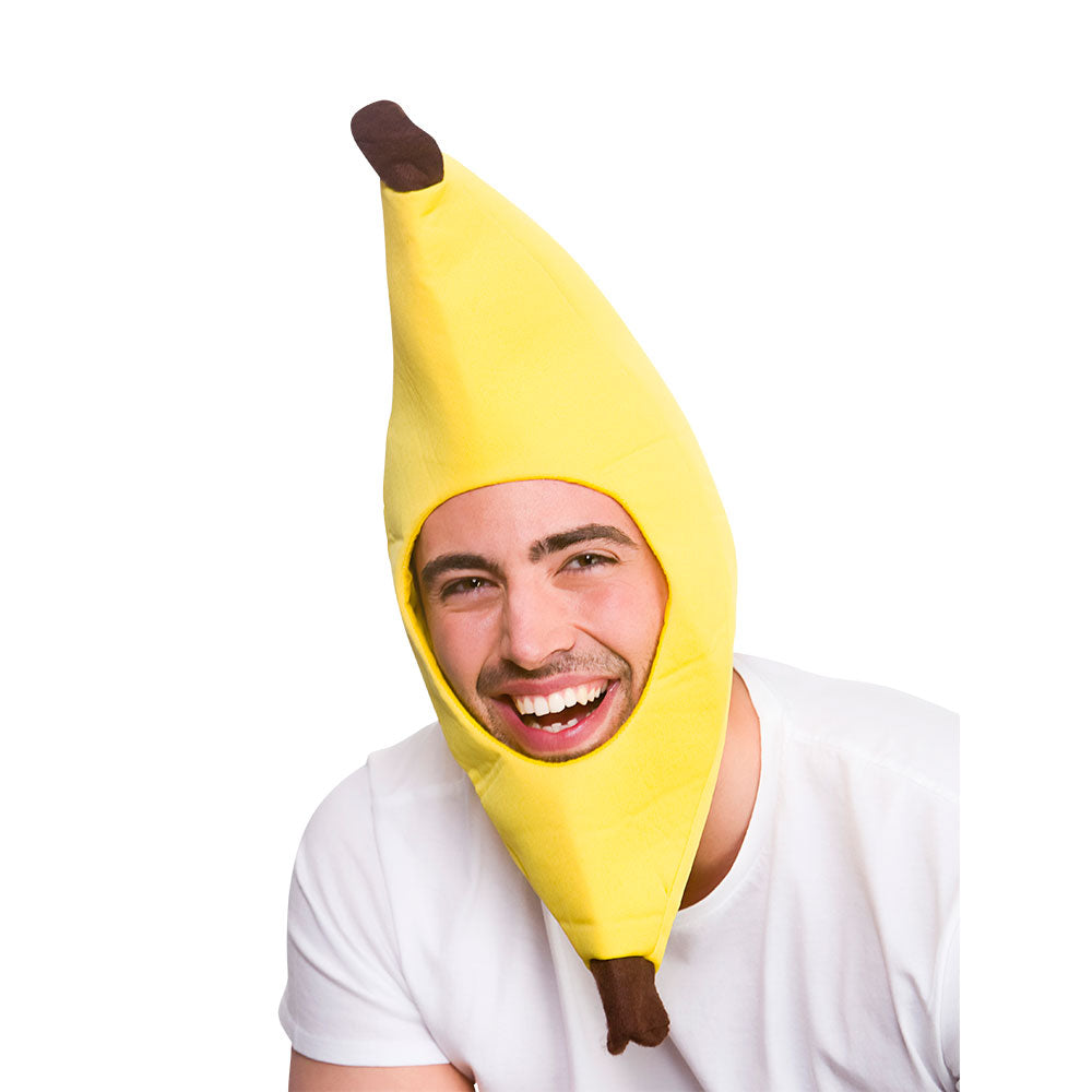 Funny Banana Hat Adults Fancy Dress Accessory Stag Night Party Prop