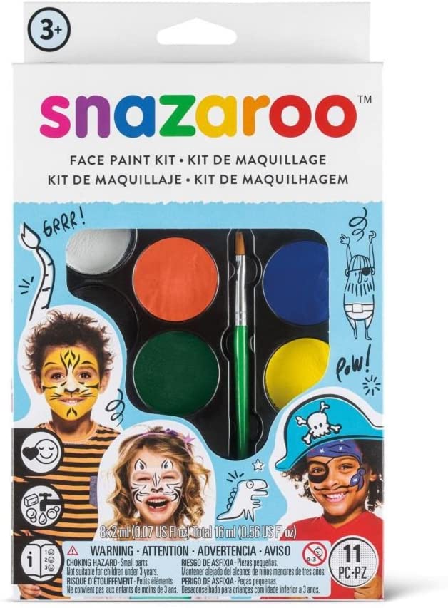 Snazaroo Face Painting Kit Kids Adults Fancy Dress Face Paint Make Up Professional