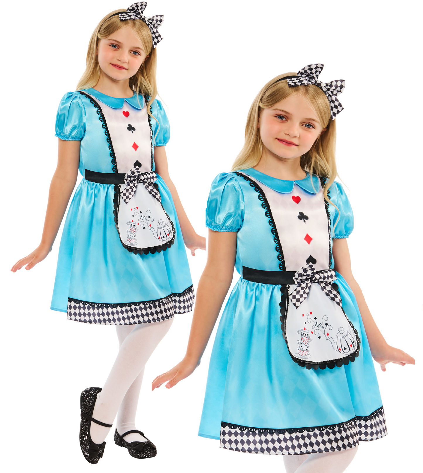 Alice Costume Fairytale World Book Day Girls Fancy Dress Outfit Age 3-10