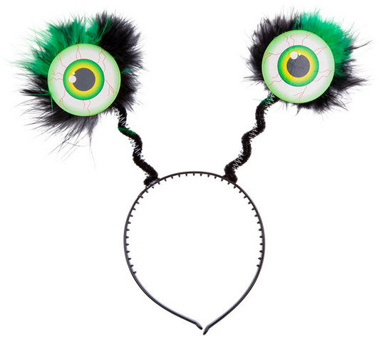 Alien Eyes Headband Adults Fancy Dress Space Goggle Eyes Mens Ladies