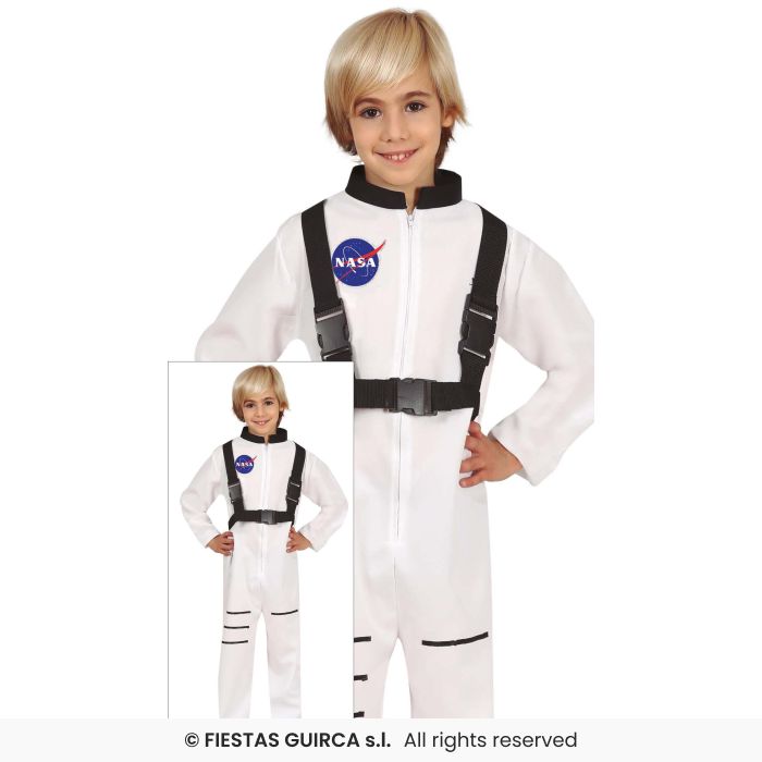 Spaceman Kids Astronaut Costume Occupations Fancy Dress Outfit Boys Girls Age 3-12