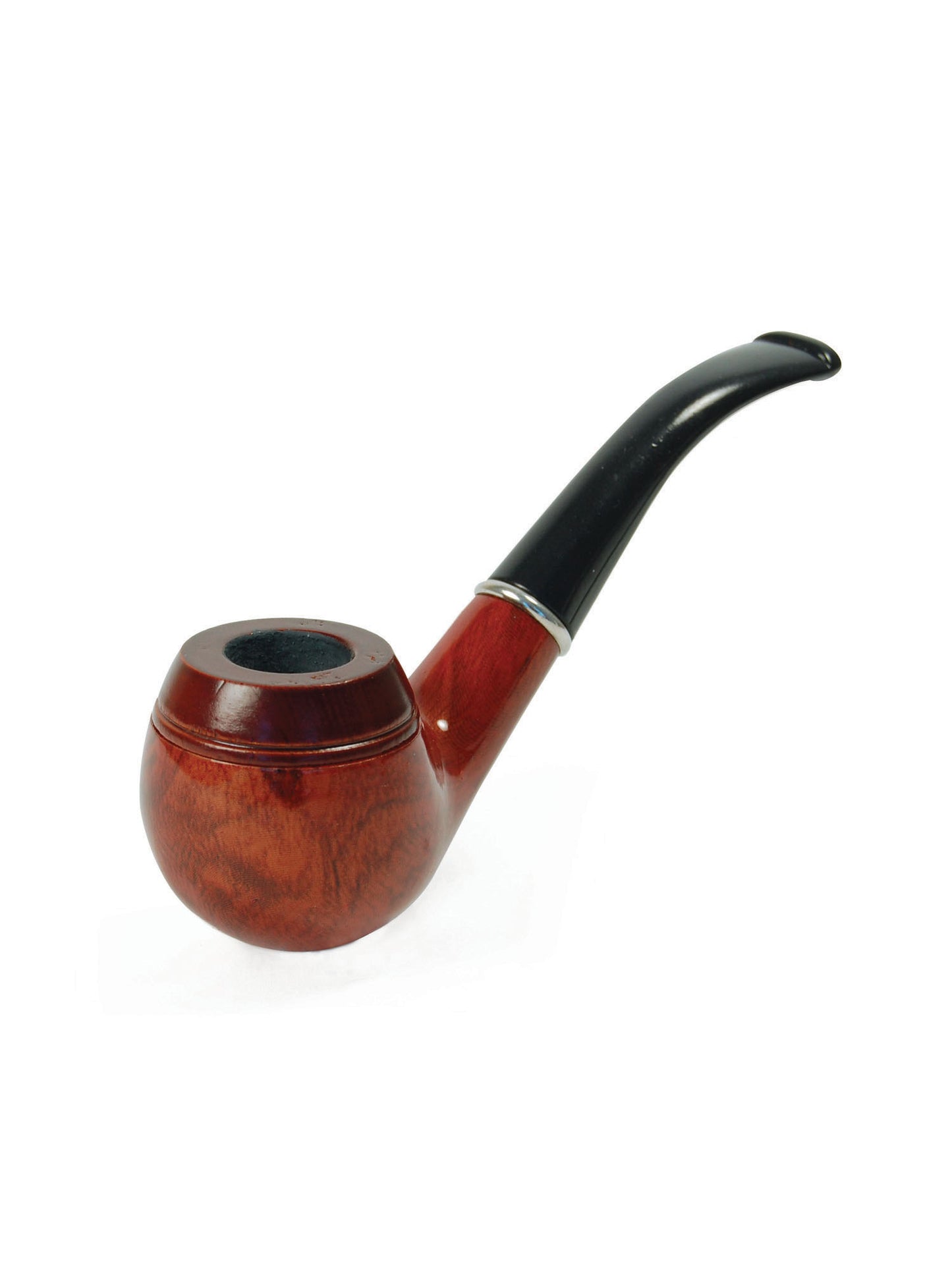 Gents Wooden Pipe Adults 1920s Gentleman Detective Fancy Dress Pipe