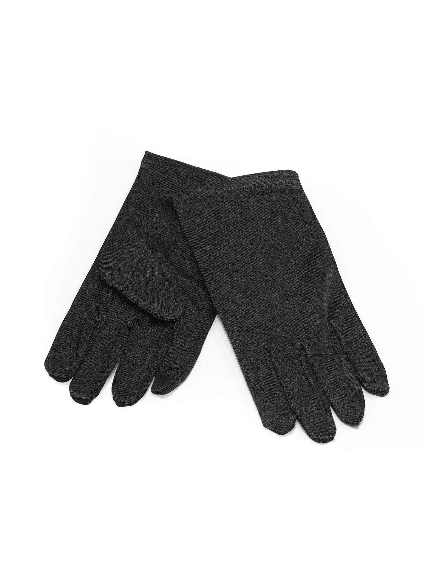 Kids Gloves Black & White Boys Girls Fancy Dress Gloves Halloween