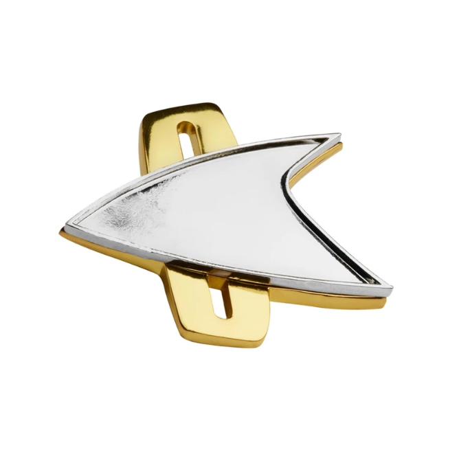 Star Trek Voyager Badge Adults Licensed Film TV Fancy Dress Costume Accessory