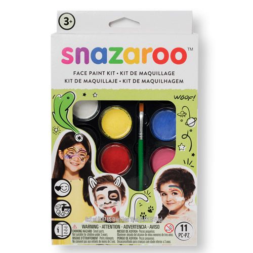 Snazaroo Face Painting Kit Adults & Kits Fun Pro Face Paint Kit Fancy Dress 9 Colour