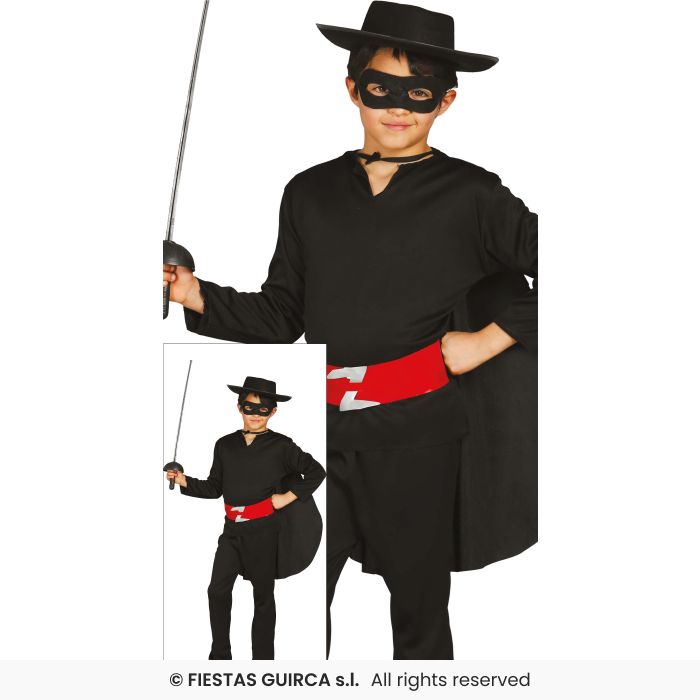 Kids Masked Bandit Costume Childrens Halloween Fancy Dress Outfit Boys Girls Age 3-12