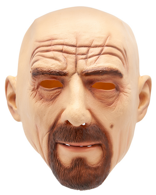 Bearded Bad Man Latex Mask Adults TV Series Fancy Dress Accessory Mens