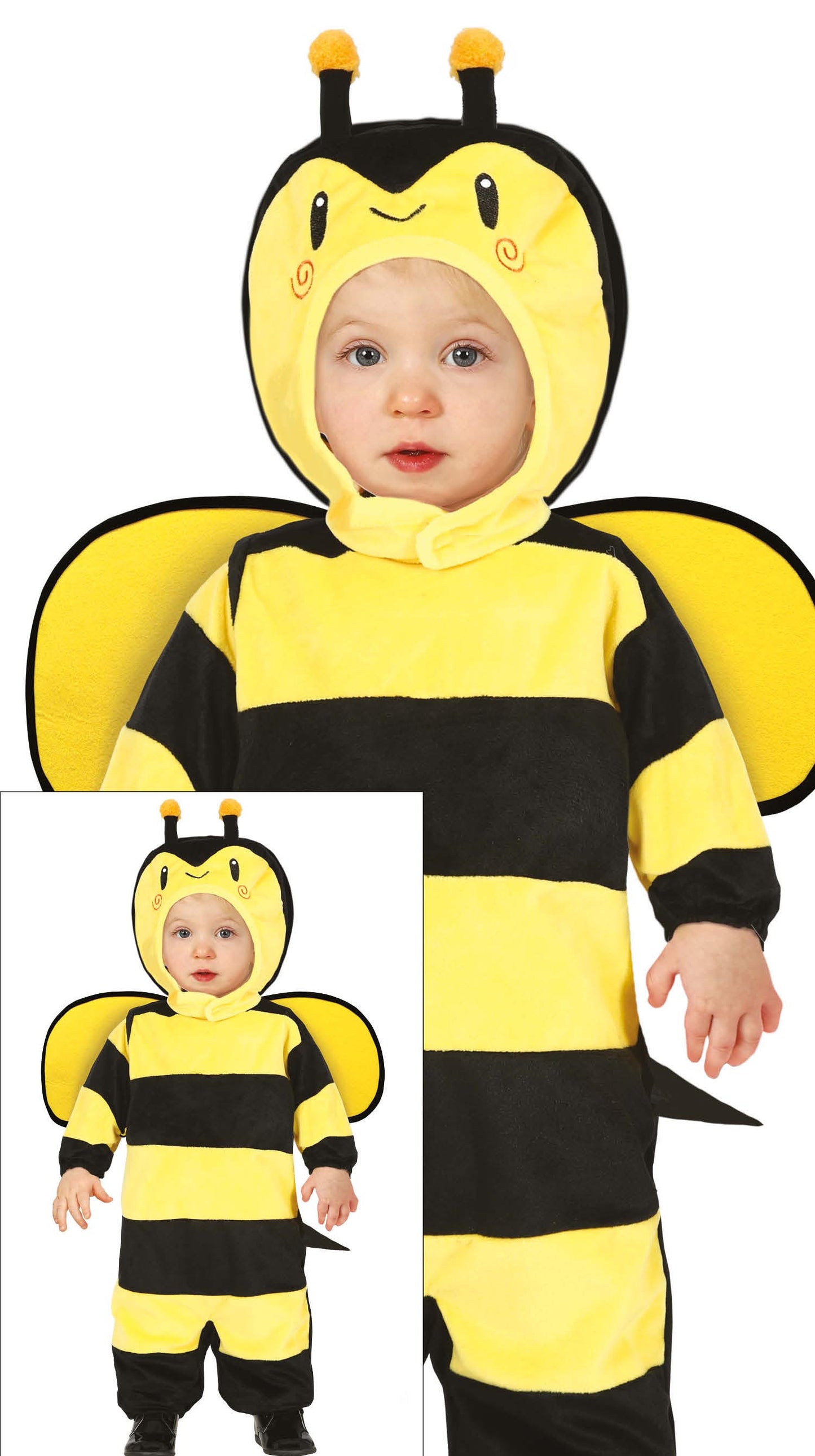 Little Bumble Bee Costume Insect Toddlers Fancy Dress Outfit Ages 1-3