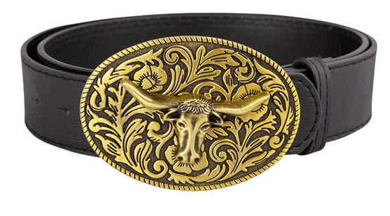 Authentic Texan Cowboy Belt Adults Western Wild West Texas Fancy Dress