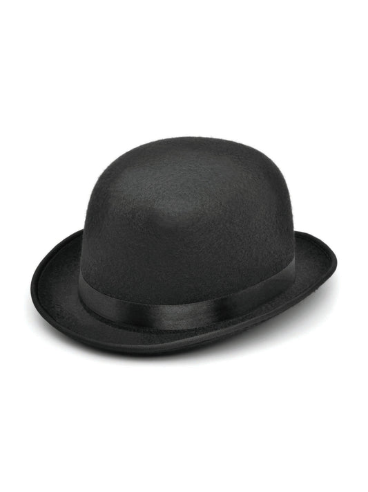 Bowler Black Felt Hat Small