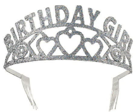 Tiara Birthday Girl Princess Tiara Adults Fancy Dress Accessory
