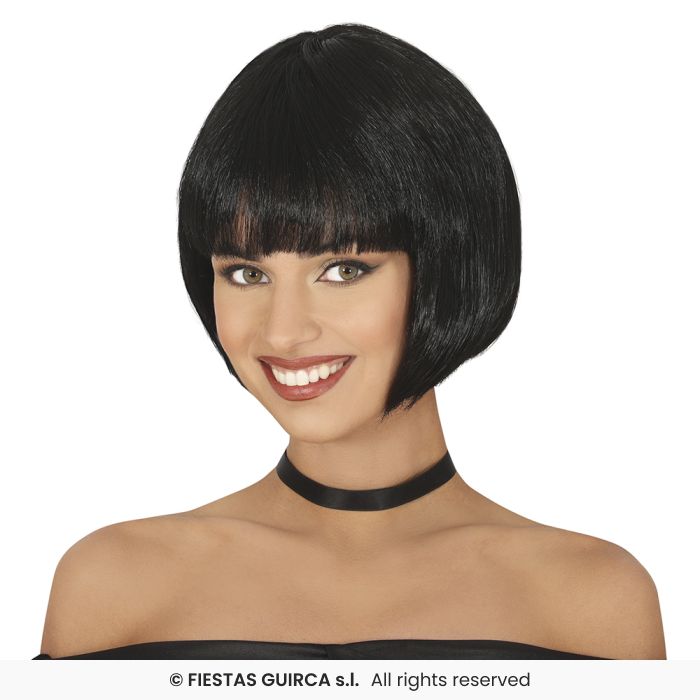 Short Bob Wig With Fringe Ladies Fancy Dress Accessory Coloured Bobs