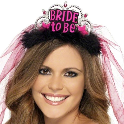 Bride To Be Tiara Ladies Hen Night Prop Fancy Dress Photo Booth Hen Accessory