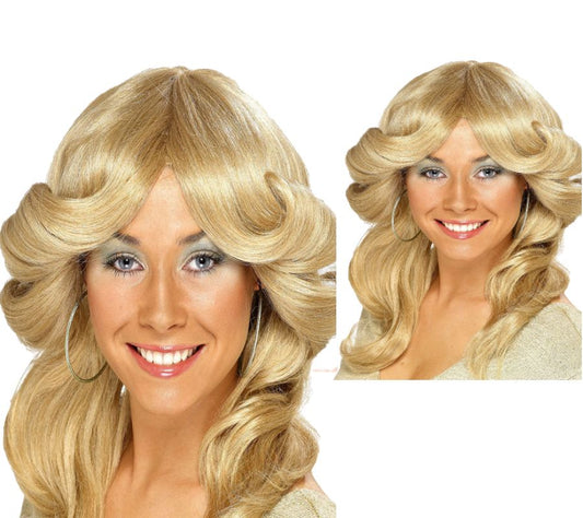 70's Blonde Flick Wig
