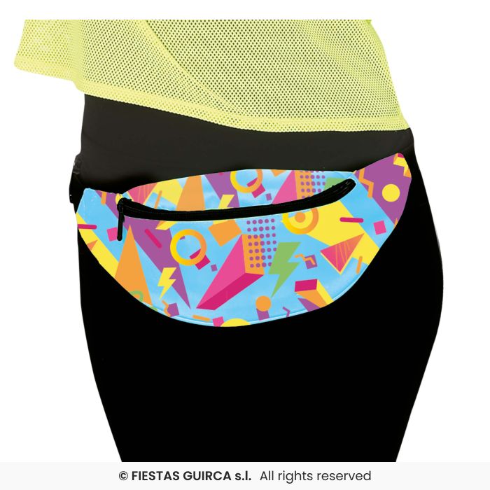 Bum Bag Adults Retro Disco 1980s 80s Fancy Dress Accessory Bumbag
