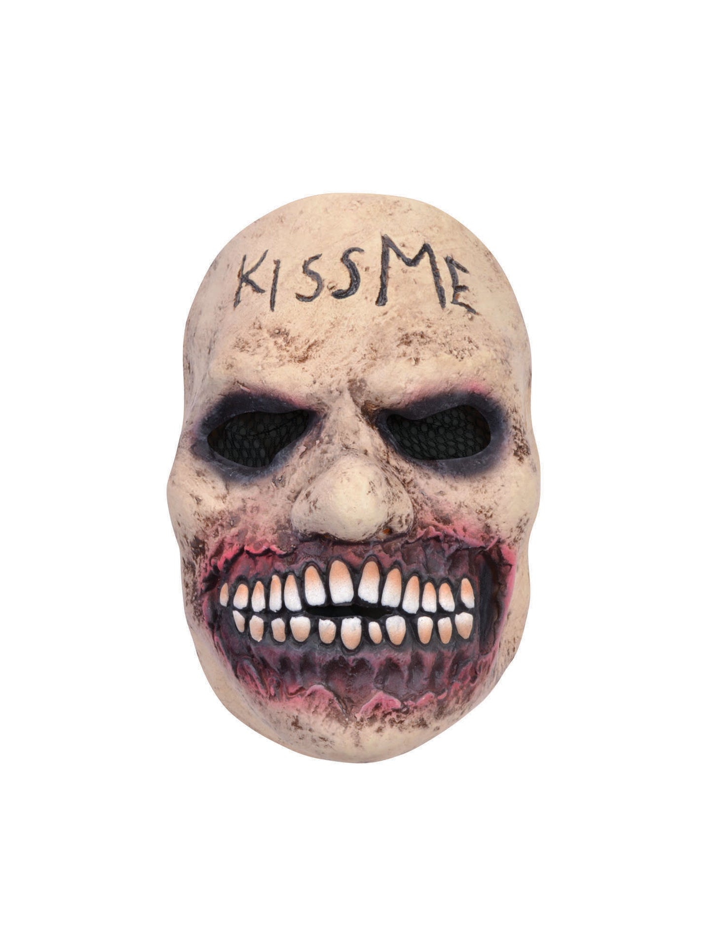 Grimace Kiss Mask Latex Adults Halloween Fancy Dress Mask Zombie