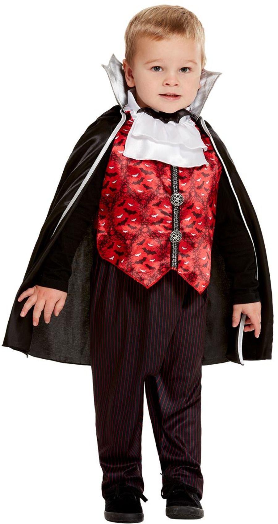 Toddlers Halloween Costume Boys Dracula Vampire Fancy Dress Outfit Age 1-4