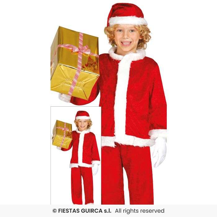 Santa Claus Extra Boys Father Christmas Kids Xmas Fancy Dress Oufit Age 3-12