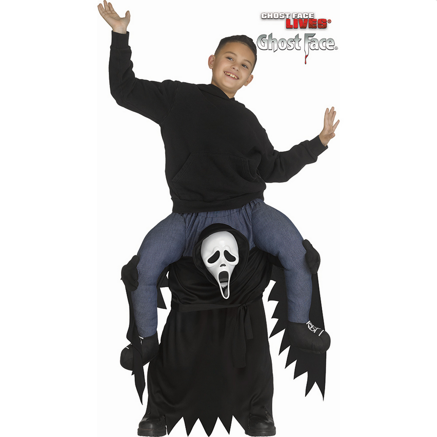 Ghost Face Official Scream Carry Me Costume Fancy Dress Boys Girls Kids Outfit