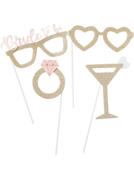 Hen Party Photobooth Kit, Gold