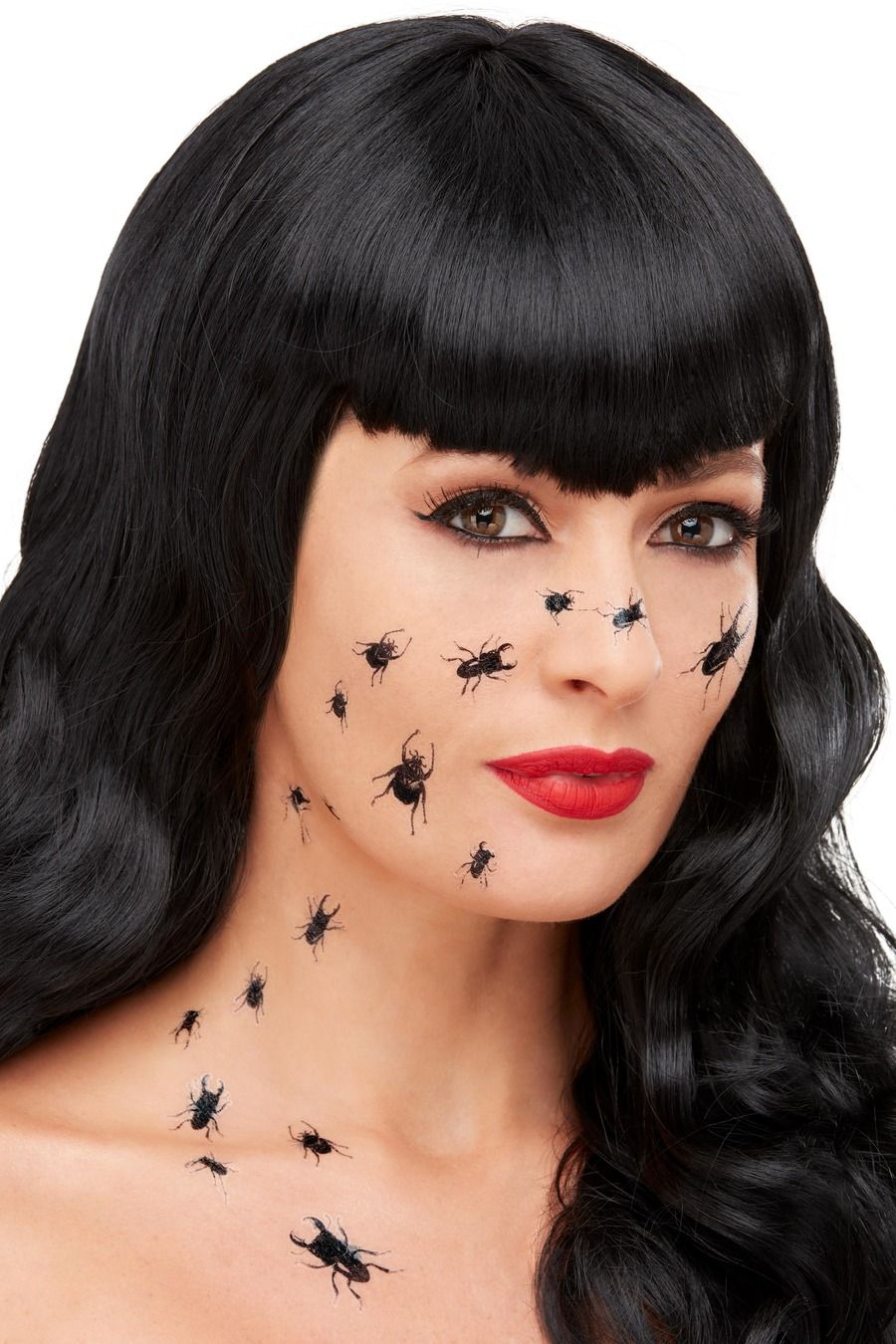 Halloween Stickers Face Stickers Spider Bug Bat Halloween Fancy Dress Make Up
