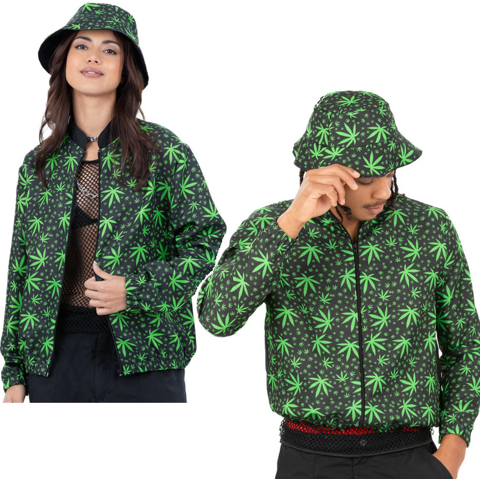 High On Life Bomber Jacket Costume 90s Bomber Jacket Glow In The Dark Fancy Dress
