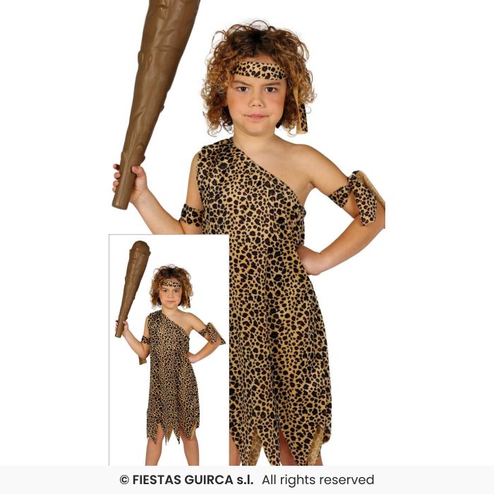 Caveman Fancy Dress Costume Book Day Kids Outfit Boys Ancient Historical Age 3-12