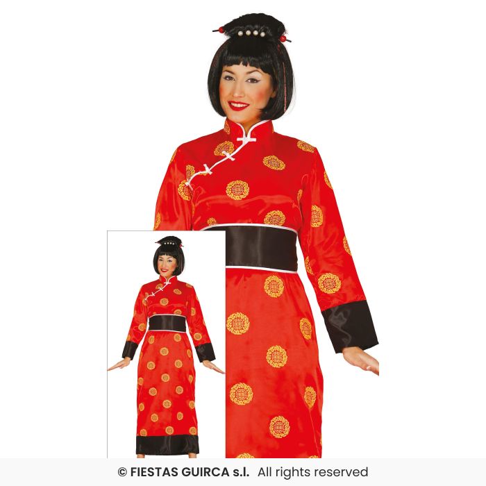 Chinese Lady Oriental Ladies New Year National Dress Fancy Dress Outfit Kimono UK 8-18
