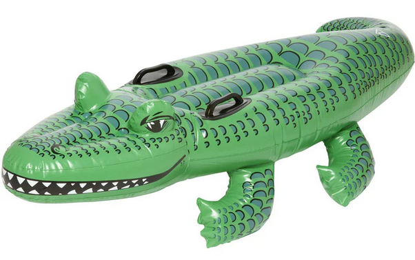 Party Prop Inflatable Crocodile Aligator Blow Up Toy Fancy Dress Accessory New
