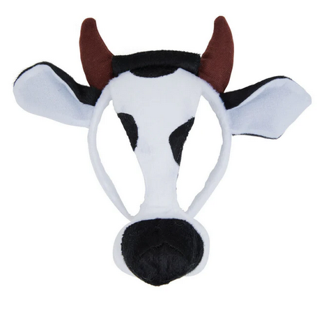Cow Mask With Sound Kids Farm Animal Book Day Fancy Dress Prop
