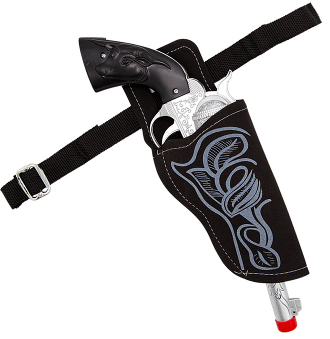 Cowboy Gun & Holster Wild West Western Cowboy Cowgirl Fancy Dress