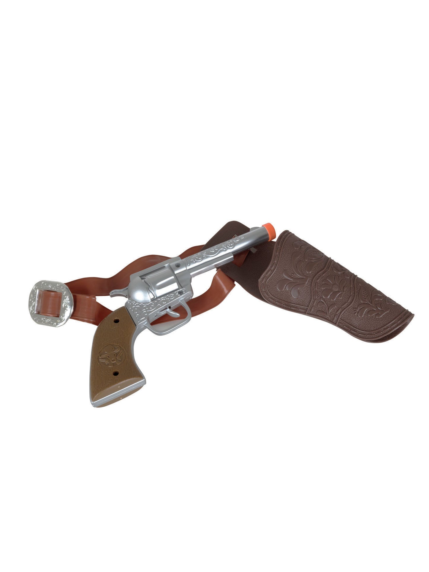 Cowboy Holster & Gun With Belt Adults Wild West Fancy Dress Accessory
