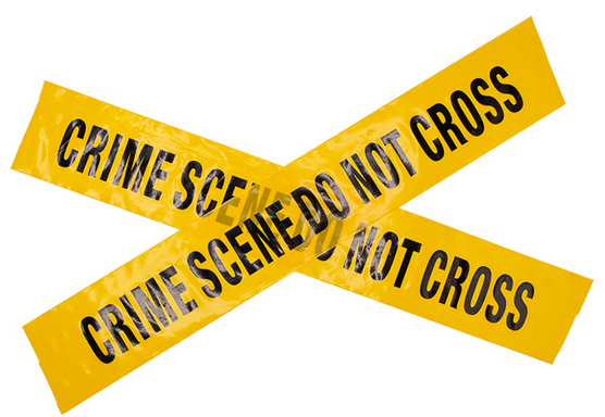 Crime Scene Tape Halloween House Party Decoration Tape Caution Fancy Dress 30m