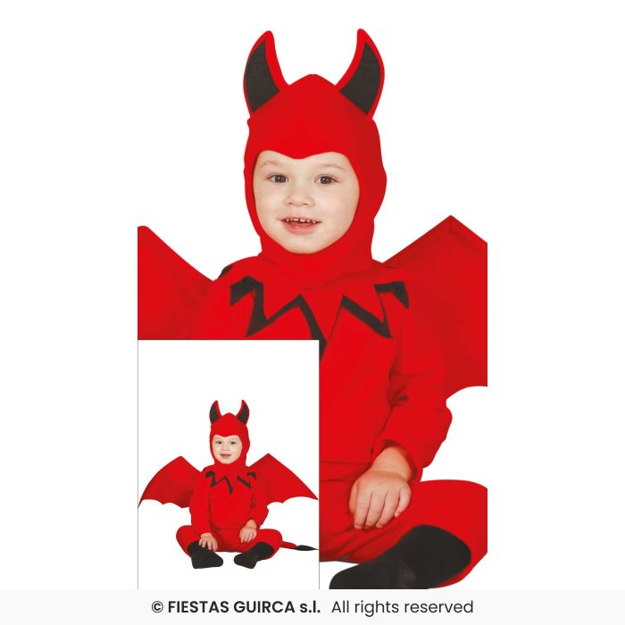 Babies Cute Devil Costume Toddlers Outfit Devils Halloween Fancy Dress Boys Girls Age 1-2