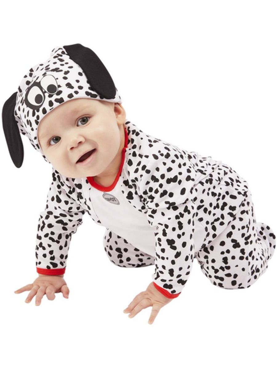 Dalmatian Dog Puppy Kids Jumpsuit 101 Dalmations Fancy Dress Outfit