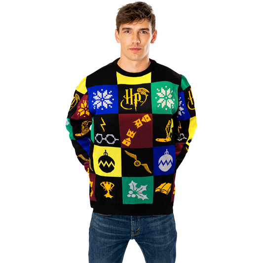 Deluxe Patchwork Harry Potter Knitted Jumper