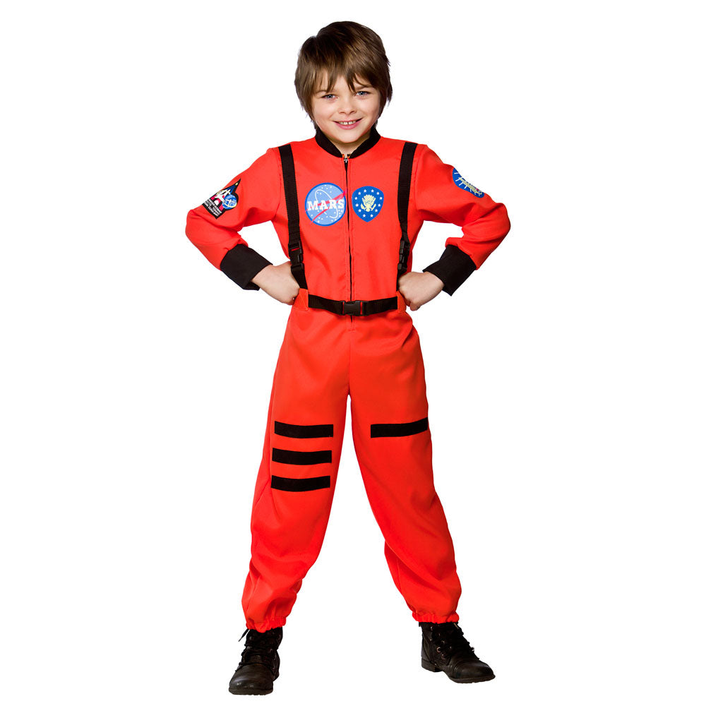 Spaceman Space Suit Outfit Astronaut Boys Fancy Dress Costume Age 8-10