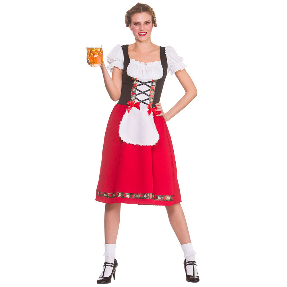 Traditional Bavarian Beer Girl