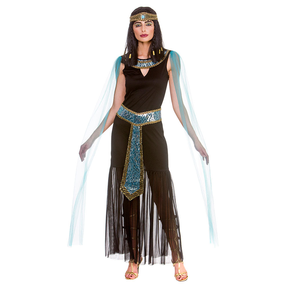 Adults Princess Cleopatra Costume Egyptian Fancy Dress Ladies Outfit UK 6-24