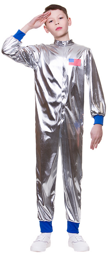 Astronaut Spaceman Kids Space Uniform Boys Fancy Dress Costume Book Film Outfit