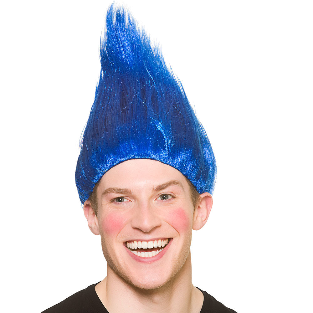 Troll Wig Bright Colour Festival Elf Cosplay Cartoon Fancy Dress